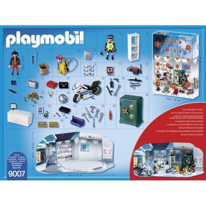 Playmobil 9007 Calendrier De Lavent Policier Et Cambrioleur