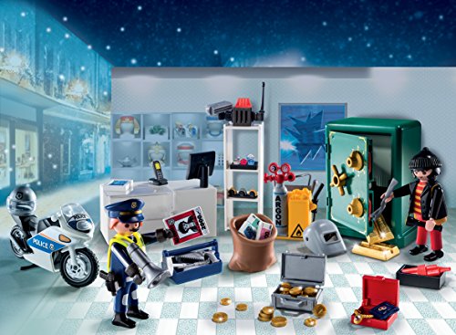 Playmobil - Calendrier de l'avent Policier et Cambrioleur - 9007