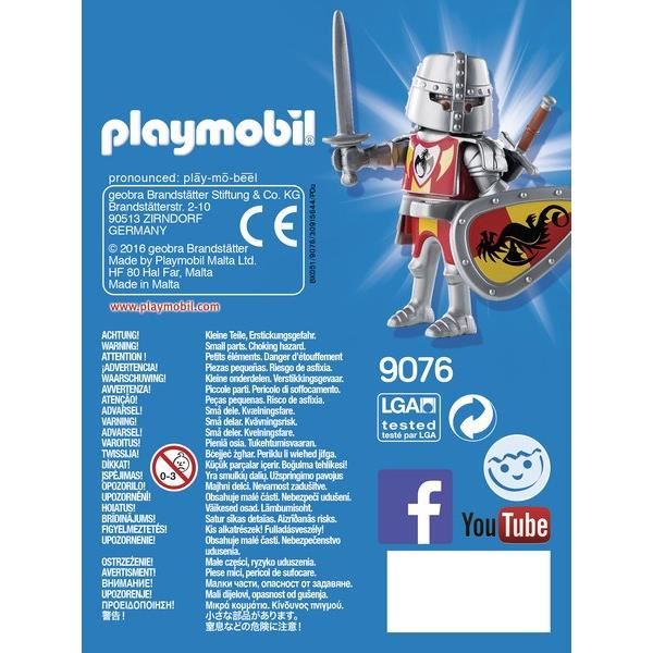 Playmobil 9076 Chevalier Du Dragon Noir ...