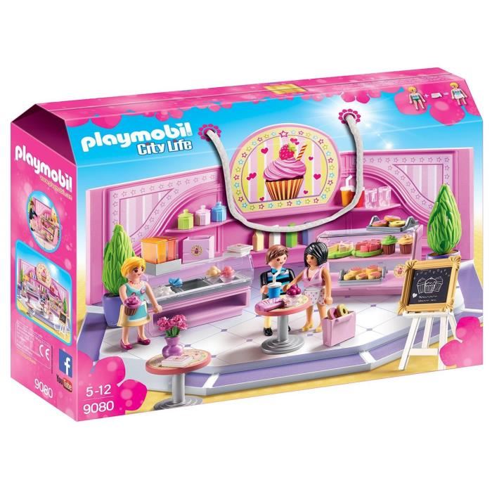 Playmobil 9080 City Life Le Cafe Cupcake
