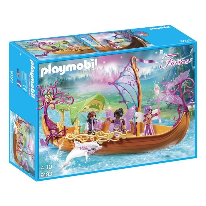 Playmobil 9133 - Bateau Des Fees - Fairies - La Foret Enchantee - 808 G