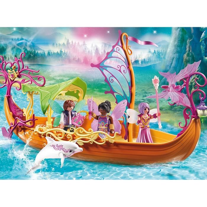 Playmobil 9133 - Bateau Des Fees - Fairies - La Foret Enchantee - 808 G