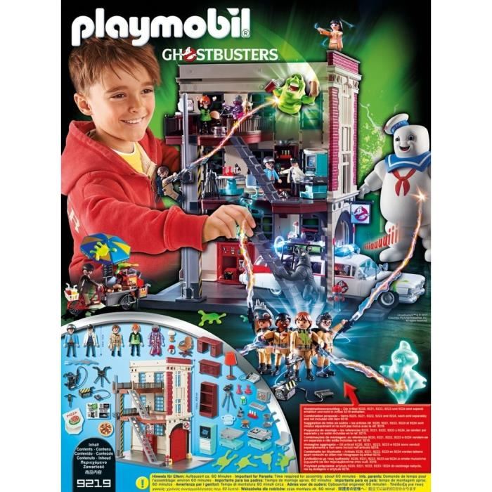 Playmobil Ghostbusters - Quartier General Edition Limitee - 9219