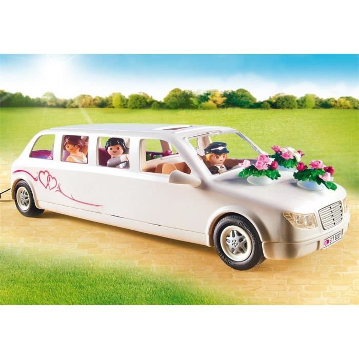 Playmobil 9227 - City Life - Limousine Et Couple De Maries - Le Mariage