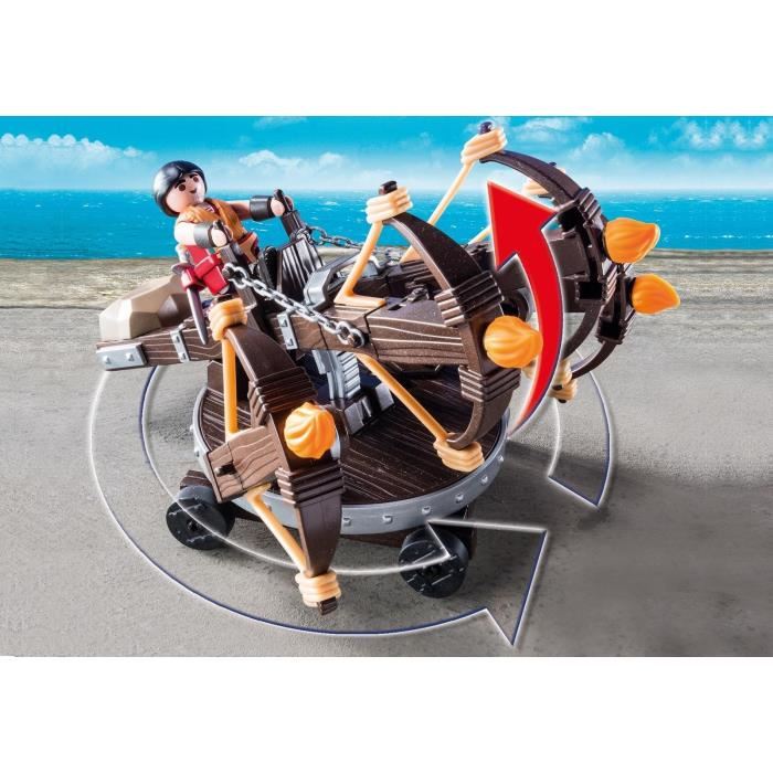 Playmobil - Dragons Edition Limitee - Eret Et Baliste A 4 Projectiles De Feu