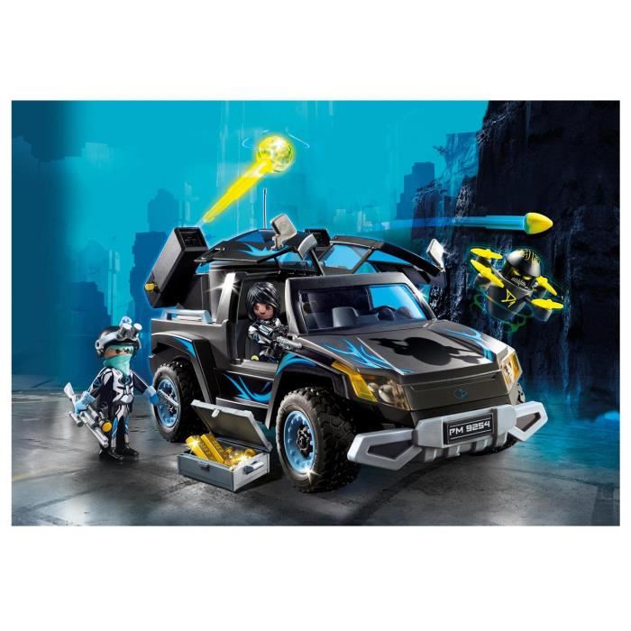 Playmobil - Les Top Agents - 4x4 Des Agents Du Dr.drone - Plastique - A Partir De 6 Ans