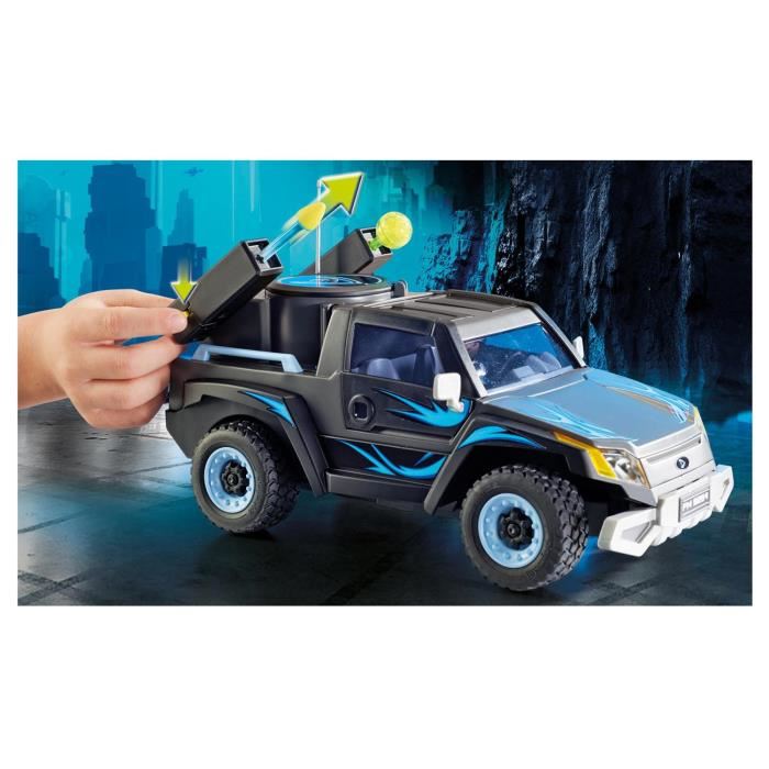Playmobil - Les Top Agents - 4x4 Des Agents Du Dr.drone - Plastique - A Partir De 6 Ans