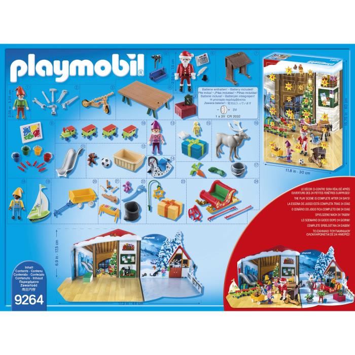 Playmobil 9264 Calendrier De Lavent Pere Noel