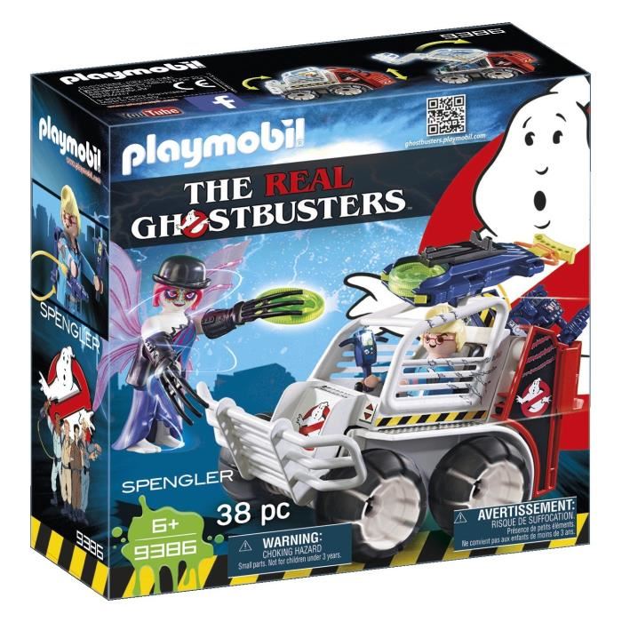 Playmobil 9386 - Ghostbusters Edition Limitee - Spengler Et Voiturette