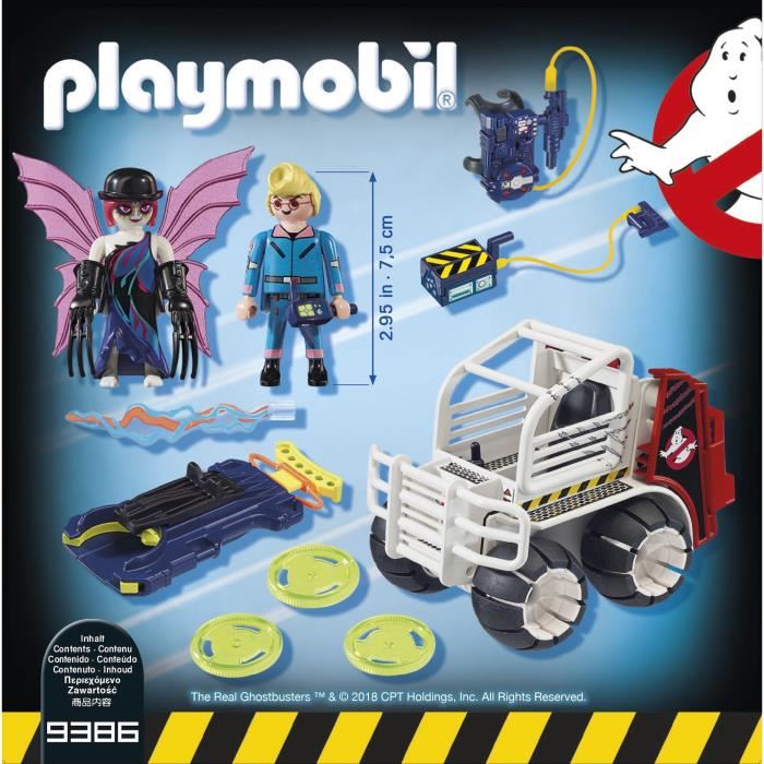 Playmobil 9386 - Ghostbusters Edition Limitee - Spengler Et Voiturette