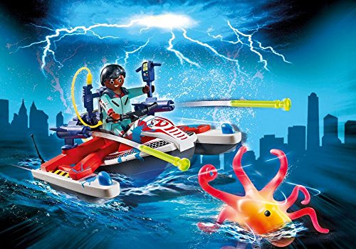 Playmobil Ghostbusters Zeddemore Avec Scooter Des Mers (9387)