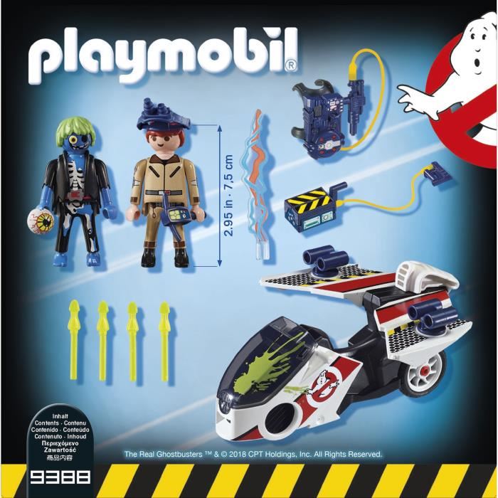 Playmobil Ghostbusters Stantz Avec Vehicule Volant (9388)