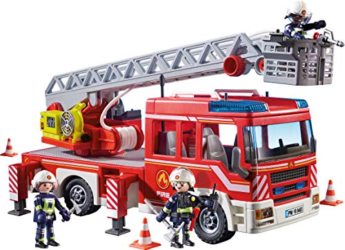 Playmobil - Nouveaute 2019 - Camion de pompiers avec echelle pivotante - 9463