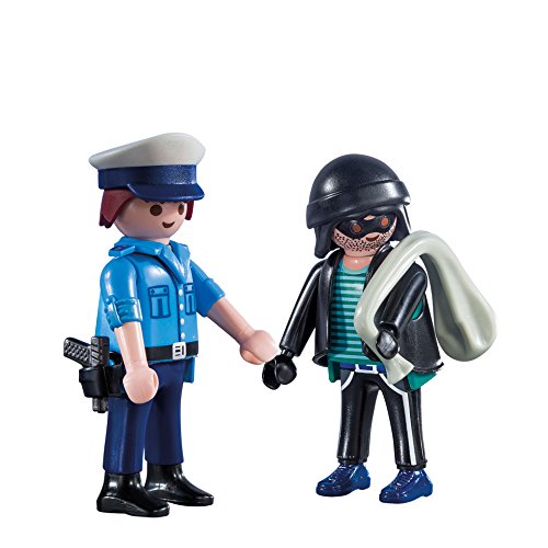 Playmobil - Nouveaute 2018 - Duo Policier et voleur - 9218