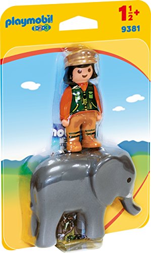 Playmobil Soigneuse Avec Elephanteau 