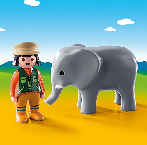 Playmobil Soigneuse Avec Elephanteau 