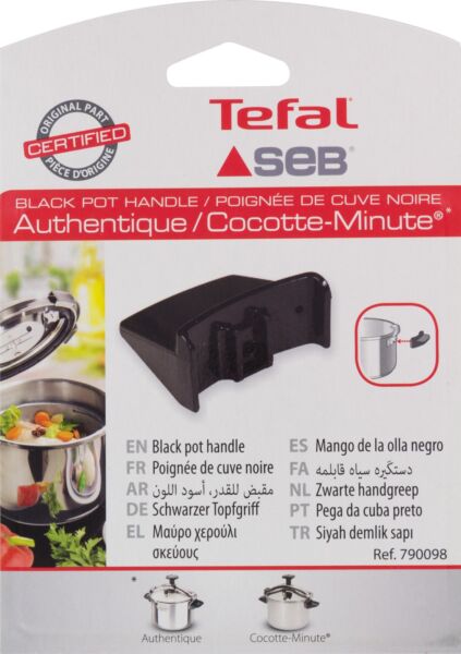 Poignee de cuve noire - Cocotte-minute - SEB