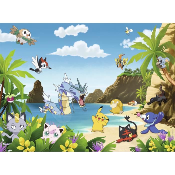 Puzzle 200 Pieces Xxl Ravensburger Attrapez Les Tous Pokemon Dessins Animes Et Bd Garantie 2 Ans
