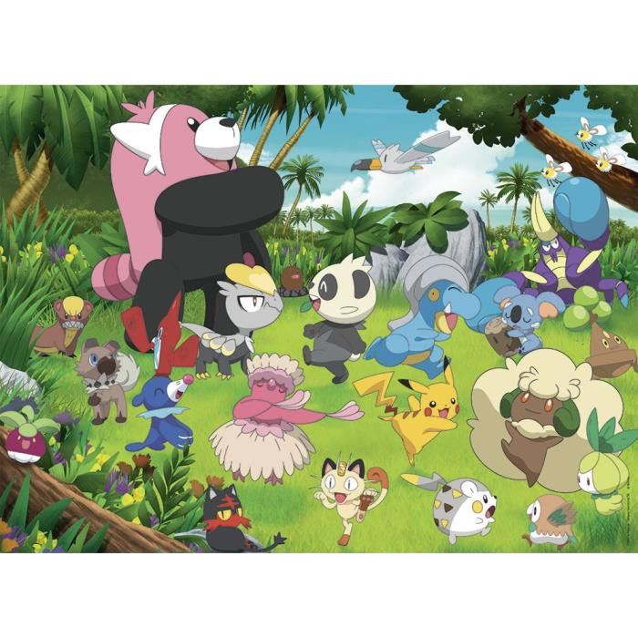 Pokemon Puzzle 300 Pieces Xxl Pokemon Sauvages Ravensburger Puzzle Enfant 300 Pieces Des 9 Ans