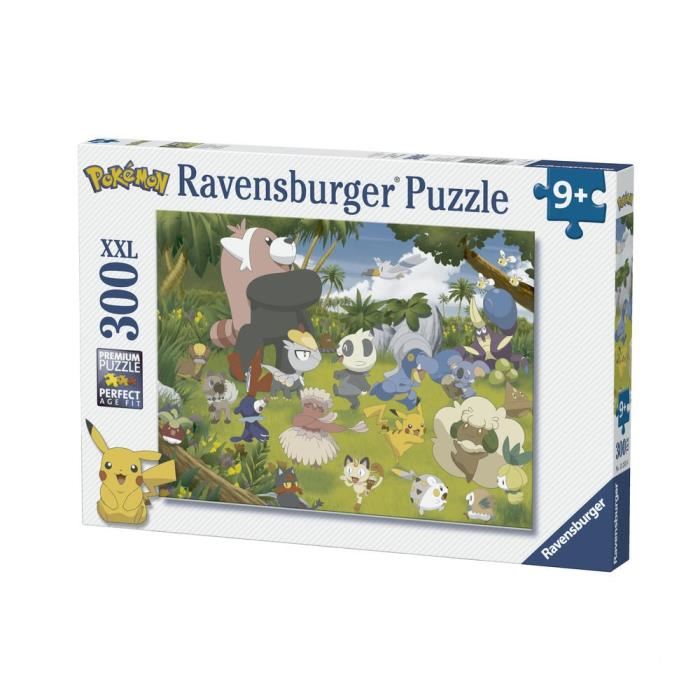PokÉmon Puzzle 300 Pieces Xxl - Pokemon Sauvages - Ravensburger - Puzzle Enfant 300 Pieces - Des 9 Ans