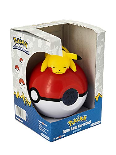Radioreveil Lumineux Teknofun Pikachu Pokemon
