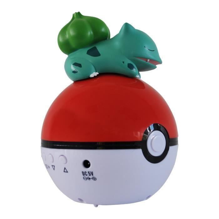 Radio-reveil Lumineux Enfant Pokemon - Teknofun - Bulbasaur - Licence Pokemon
