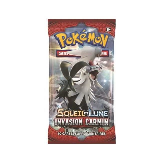 Booster Pokemon Soleil Et Lune 4 - Invasion Carmin - 10 Cartes