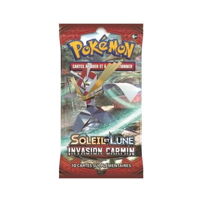 Booster Pokemon Soleil Et Lune 4 - Invasion Carmin - 10 Cartes