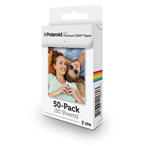 Polaroid Papier Photo Zink Premium 2x3 Lot De 50 Feuilles Compatible Ave