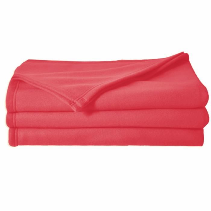 Couverture Polaire Rose Poleco 100 polyester 320g 240x220