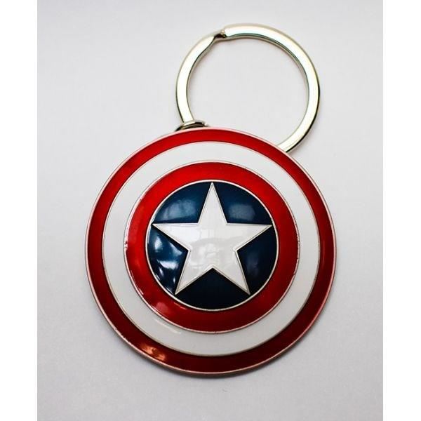 Porte Cles Captain America Semic Avengers Porte Cles Captain America Rouge Mixte Metal