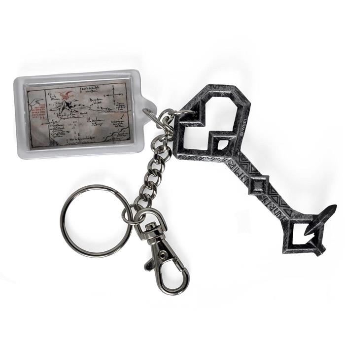 Porte-cles Le Hobbit - Noble Collection - 9 Cles De Thorin - Metal Et Resine - Adulte