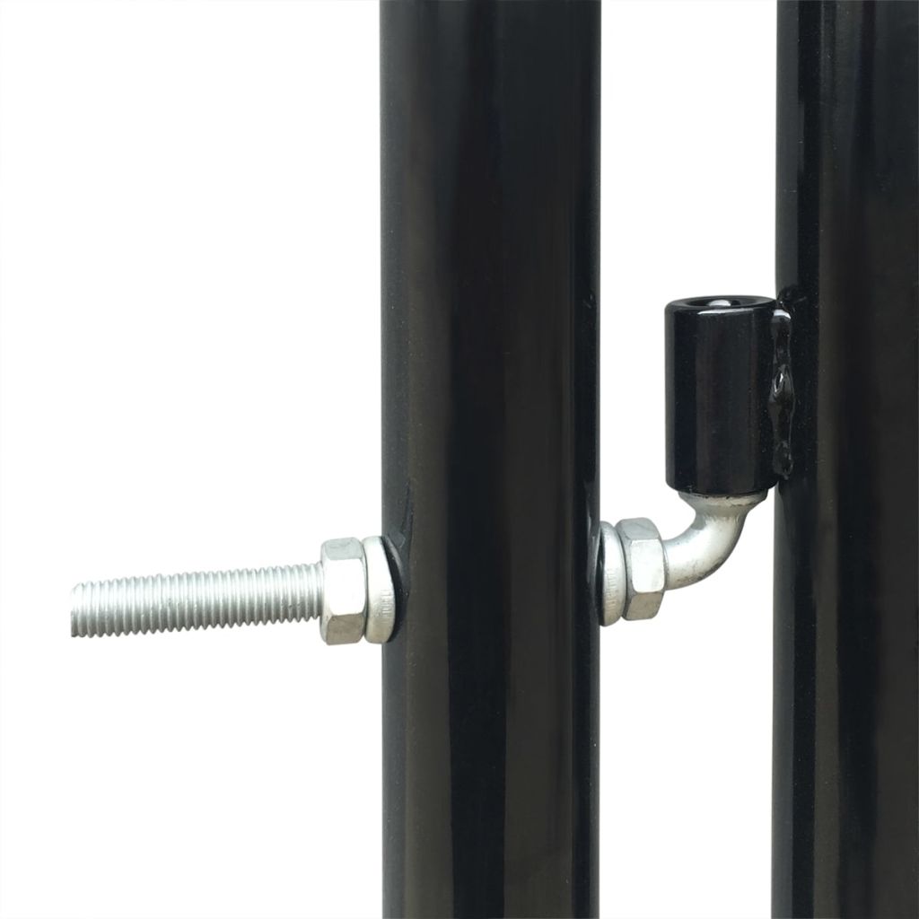 Vidaxl Portillon De Jardin Double Noir 300 X 200 Cm