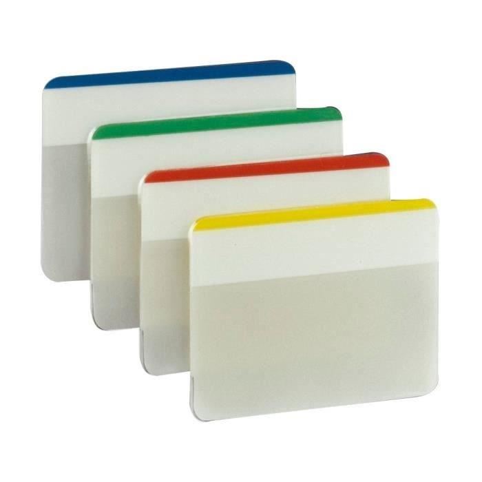 Post-it Lot De 24 Marque-pages - 50,8 X 38 Mm - Couleurs Classiques