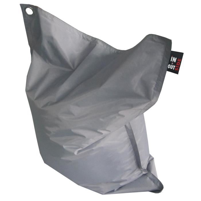 Cotton Wood Pouf De Sol En Polystyrene Recycle 110 X 130 Cm Gris Anthracite Gris 5x130x110cm