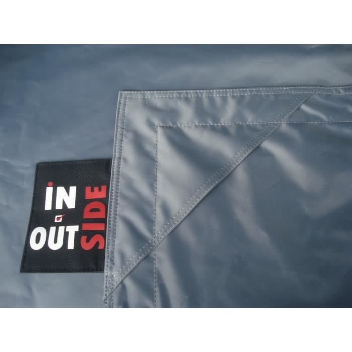 Cotton Wood Pouf De Sol En Polystyrene Recycle 110 X 130 Cm Gris Anthracite Gris 5x130x110cm