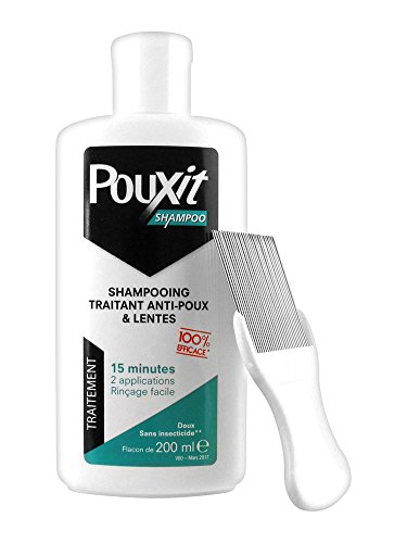 Pouxit Shampooing 200ml Peigne Inclus