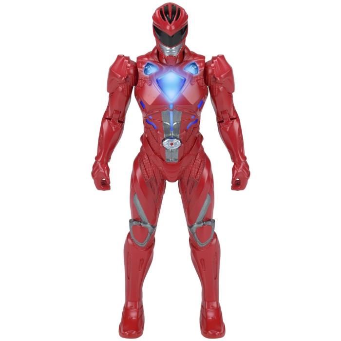 Bandai Power Rangers - Figurine À Fonction 18cm Ranger Rouge