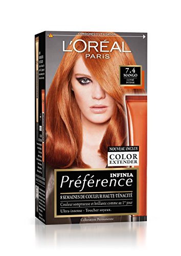 Loreal Paris Preference Coloration 74 Dublin Mango Cuivre Intense