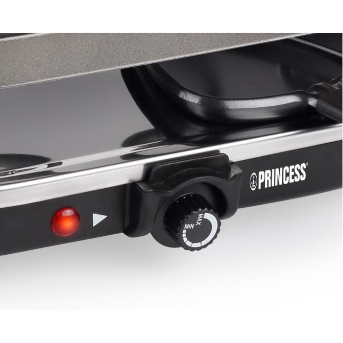 Princess 162700 Appareil A Raclette 8 Personnes - Noir