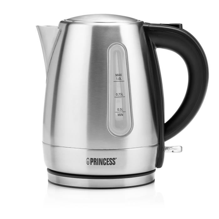 Bouilloire Electrique - Princess 236023 - 1l - 2200w - Acier Inoxydable - Arret Automatique