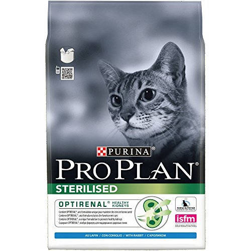 Croquettes Sterilised au Lapin pour Chat Adulte Sterilise - Pro Plan - 3Kg