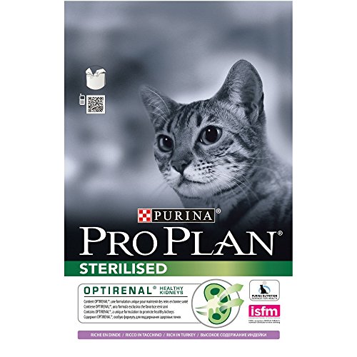 Croquettes Sterilised a la Dinde pour Chat Adulte Sterilise - Pro Plan - 3Kg