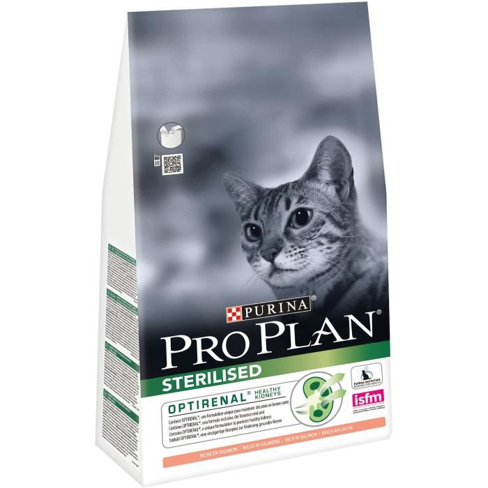 Purina Proplan Sterelised Optirenal Chat Adulte Saumon 15kg