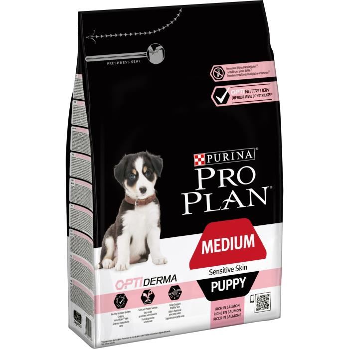 Pro Plan Puppy Medium Sensitive Skin Optiderma 3 Kg