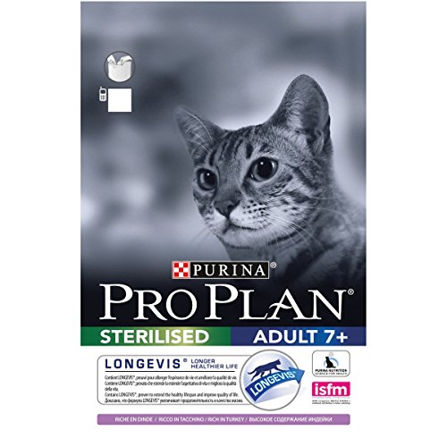 Croquettes pour chat sterilise adulte +7 an ? sac de 3 kg