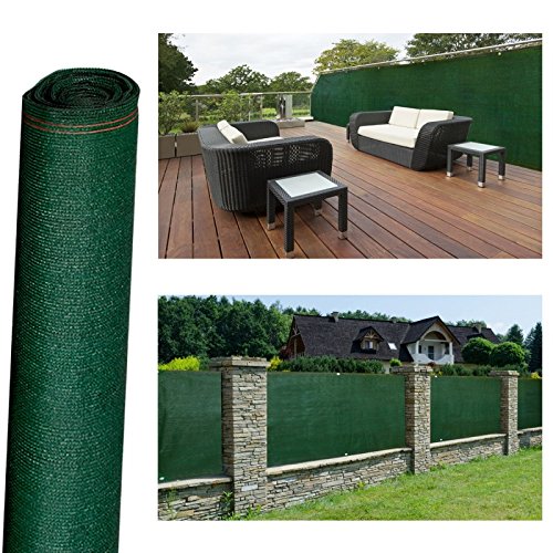 Brise Vue Haute Densite 1 X 10 M Vert 300 Gr/m² Qualite Pro