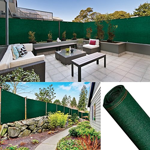 Idmarket Brise Vue Renforce 15 X 10 M Vert 220 Gr/m² Luxe Pro