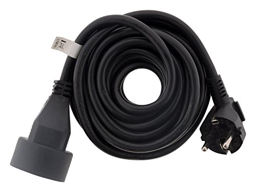 Rallonge electrique HO5VVF 3 G 1.5 Noir 5 M