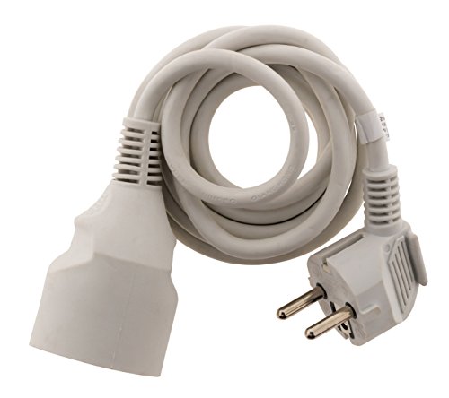 Prolongateur menager 16A HO5VV-F 3G1 Blanc 1,90m - ZENITECH